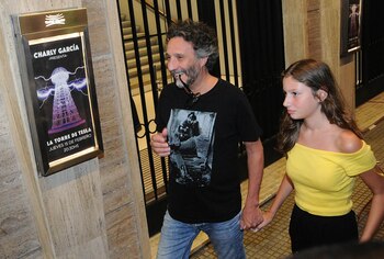 Fito Páez y su hija Margarita