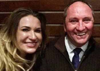 Barnaby Joyce, junto con Vikki