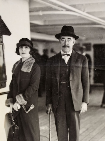 Leopoldo Lugones y su esposa