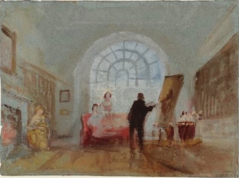 “El artista y sus admiradores”