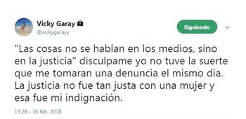 El descargo de Vicky.