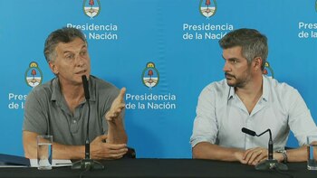 Mauricio Macri estaba con Marcos