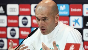 Zinedine Zidane admitió en conferencia
