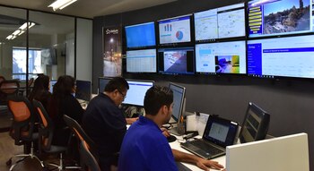 Desde un centro de control