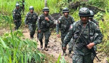 Miembros del Batallón de Operaciones Especiales de Ecuador