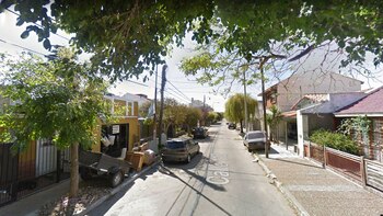 La cuadra en la que ocurrió el crimen