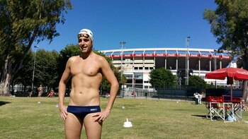 Damián Blaum representa a River