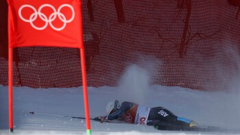 El accidente fue en la pista de YongPyong (Foto: AFP)