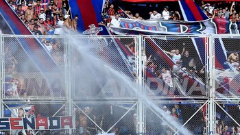La hinchada de San Lorenzo,