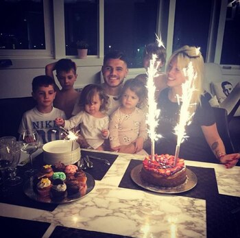 El cumpleaños de Mauro Icardi