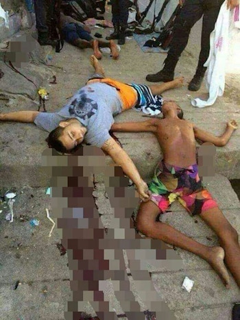 Escenas diarias de la violencia