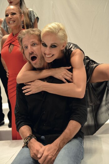 Facundo e Ingrid, risas a