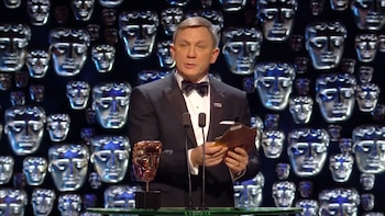 Craig, durante la entrega de