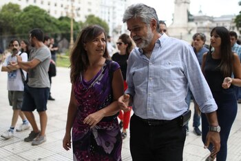 Gabriela Cerruti y Daniel Filmus