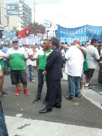 El economista Javier Milei