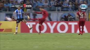 Amorebieta le pegó un planchazo