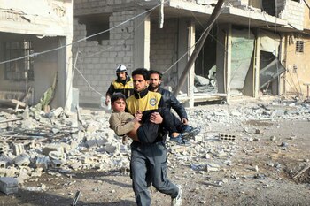 (Syrian Civil Defense White Helmets