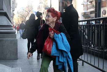 En el velorio de Irma