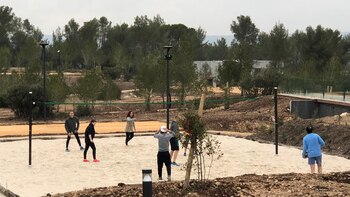 Alumnos de “The Camp” juegan