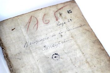 Los investigadores encontraron el diario