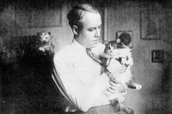 Van vechten y su gato