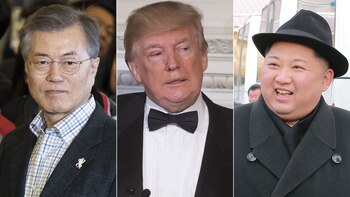 Moon Jae-in, Donald Trump y