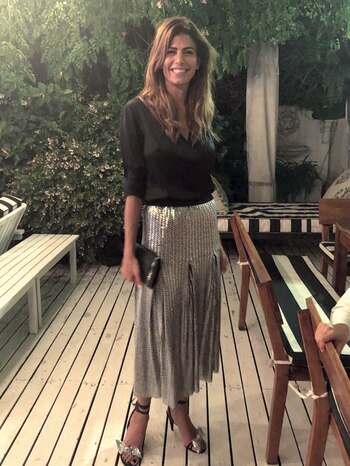 Juliana Awada, impecable. Sólo se