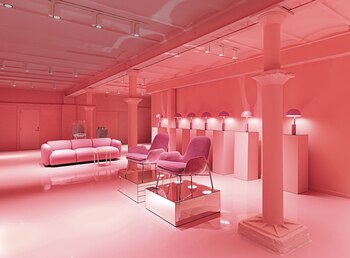 La decoración total pink es