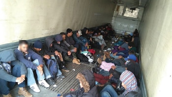 El grupo de personas estaba