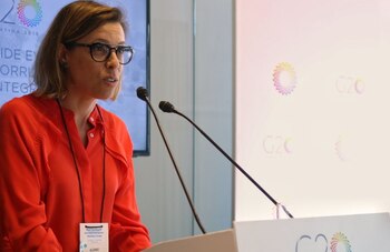 Laura Alonso, durante el evento