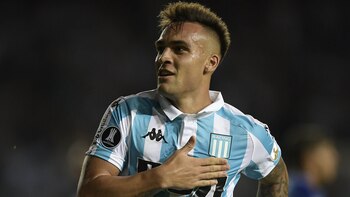 Lautaro Martínez, de Racing, es