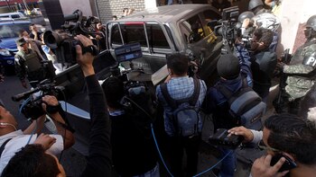 El momento del arresto Tegucigalpa (Reuters)