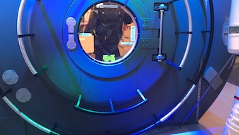 En el stand de Hewlett