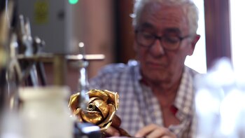 El orfebre Juan Carlos Pallarols