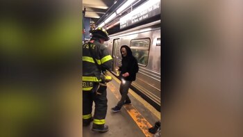 Los bomberos trataron de revisarlo,