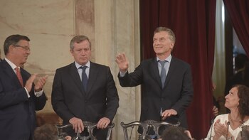 Mauricio Macri y Emilio Monzó