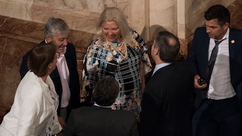Elisa Carrió, en la Asamblea Legislativa