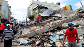 El terremoto fue de 7,8 grados en la escala de Ritcher