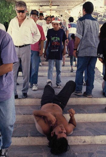 Vía Crucis en Tilcara. Foto: