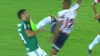 La violenta patada de Germán