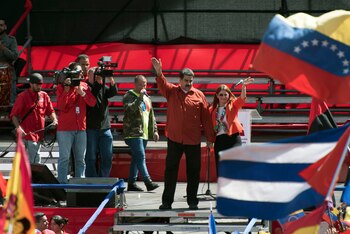 Nicolás Maduro, en el CNE