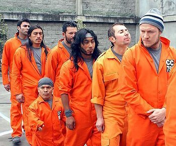 Alexis Calvo, con el elenco