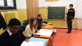 Votación en Italia (AFP)