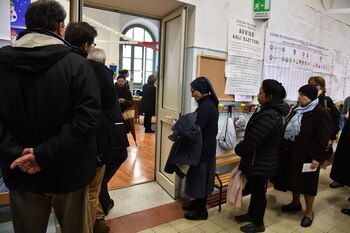 Votación en Italia (AFP)