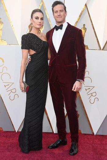 El actor Armie Hammer sorprendió