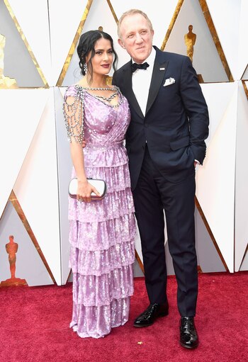 Salma Hayek vestida por Gucci