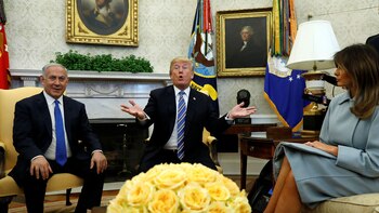 Netanyahu agradeció a Trump la