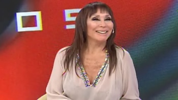 Moria Casán, en el piso