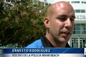 Ernesto Rodríguez, vocero de @MiamiBeachPD