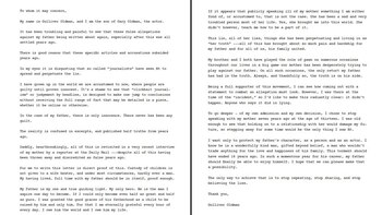 La carta del Gulliver Oldman